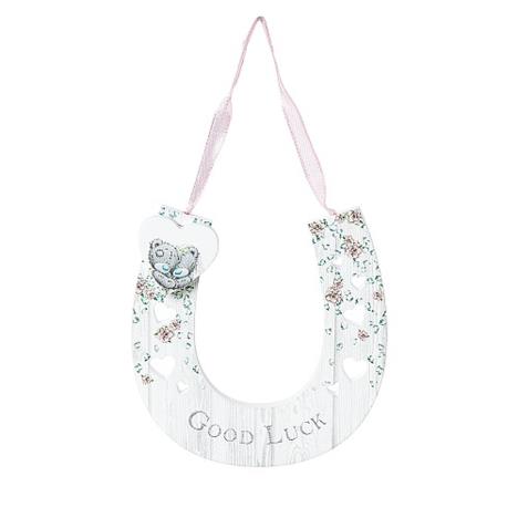 Good Luck Me to You Bear Wedding Horseshoe Plaque £5.00